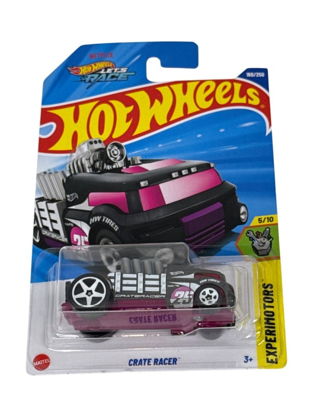 Hot Wheels Crate Racer HW Experimotors 5/10 Diecast 1:64 New on Card
